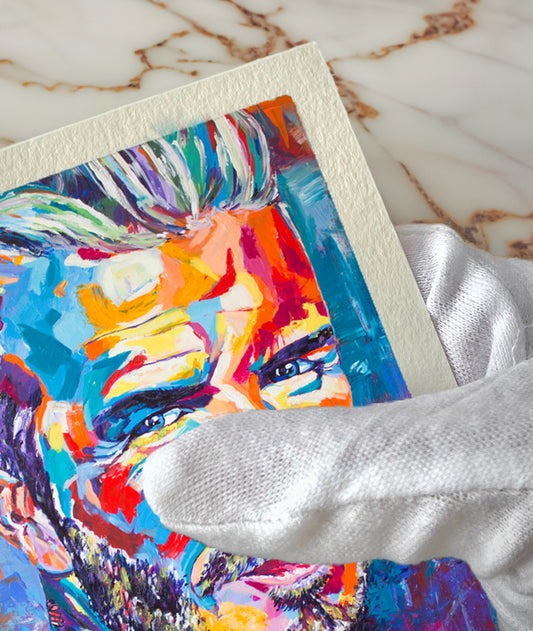 「ベッカム」高解像度ジクレープリント(220gsmコットンラグ)