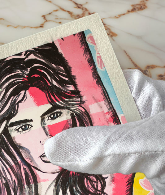 「BELLE」高解像度ジクレープリント(220gsmコットンラグ)