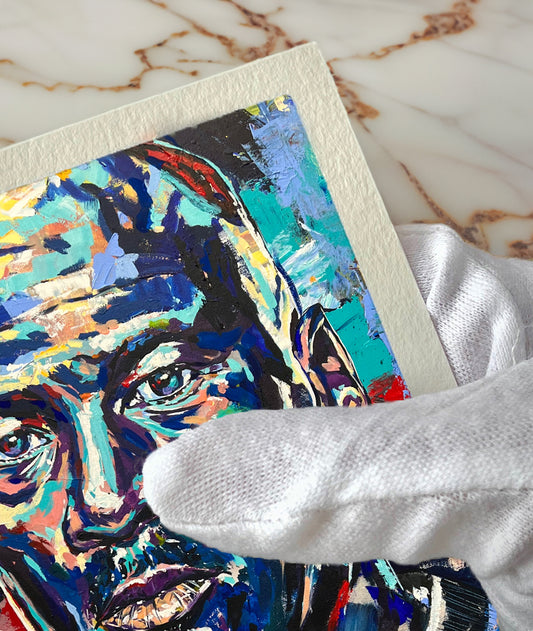 「ジョーダン」高解像度ジクレープリント(220gsmコットンラグ)