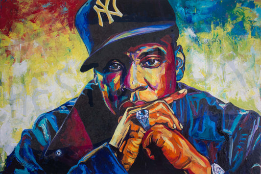 「JAY」高解像度プリント、310 gsm イルフォード ギャラリー テクスチャード コットン ラグ