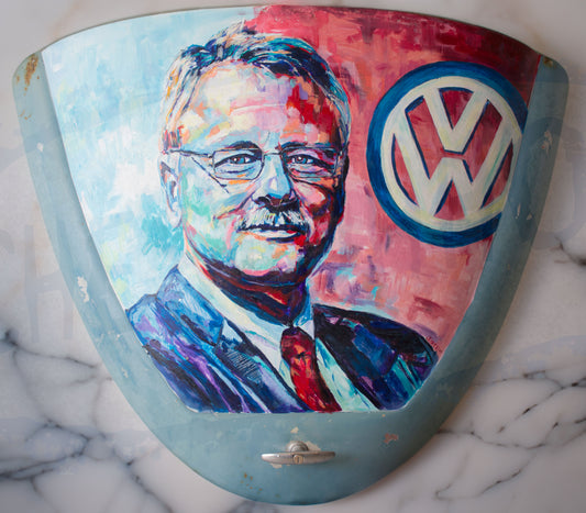 200 gsm 缎面相纸上高分辨率打印“大众汽车”