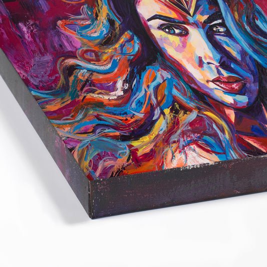 『ワンダーウーマン』アーカイブギャラリーエッジストレッチキャンバスプリント