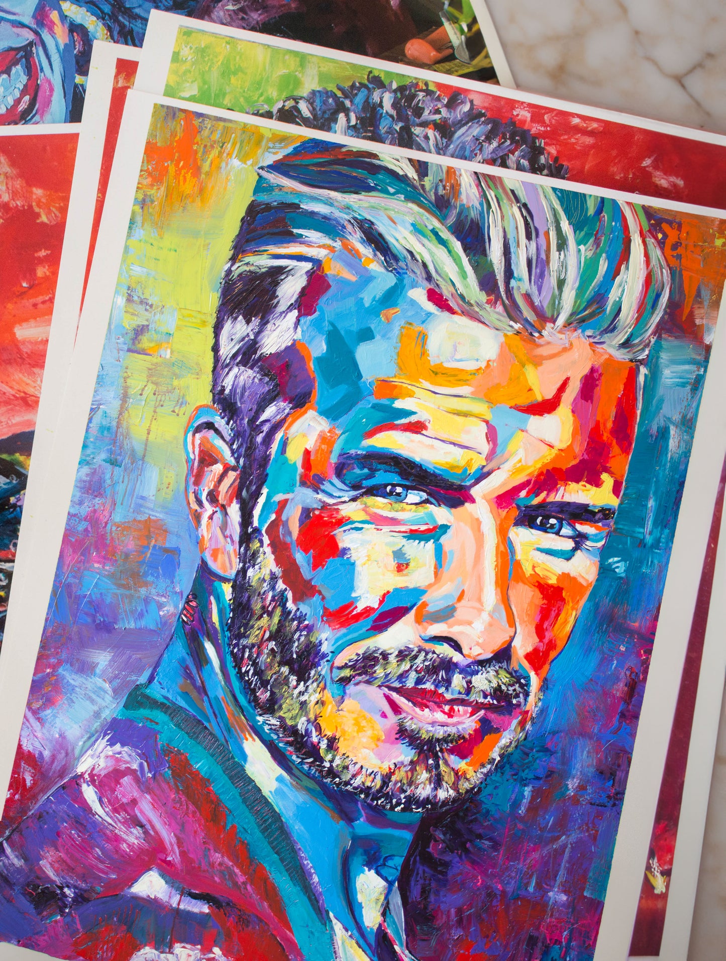'BECKHAM' 高清打印于 200 gsm 缎面相纸上